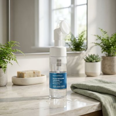 CLARENIA Hydra Effect+ Mousse Nettoyante Hydratante 150ml