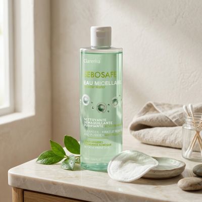 CLARENIA Sebosafe Eau Micellaire Azélaïque 400ml