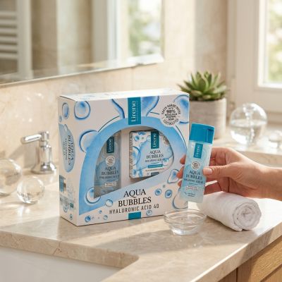 LIRENE Aqua Bubbles Coffret Gel Nettoyant et Eau Micellaire