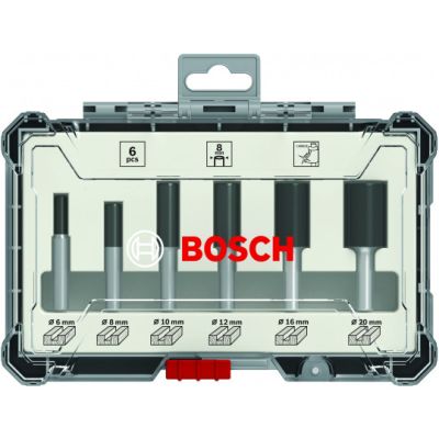 Coffret de 6 Fraises droites 6MM Bosch Professional
