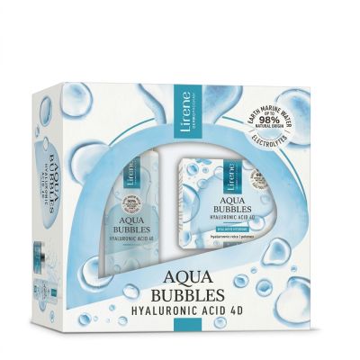Coffret Lirene Aqua-Bubble - Mousse Nettoyante & Gel Hyaluronique