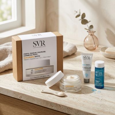 SVR Biotic Coffret Anti-Âge Hyalu, Collagène et Ampoule B