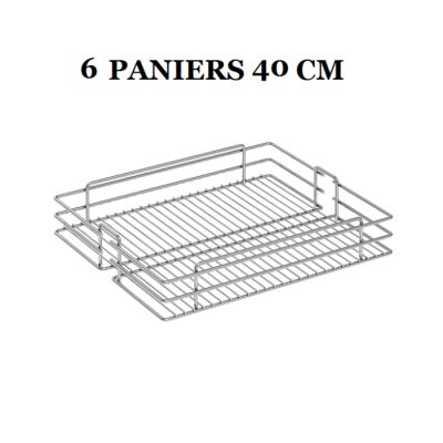 Colonne Coulissante - S-1145-C - 6 Paniers - 40 cm