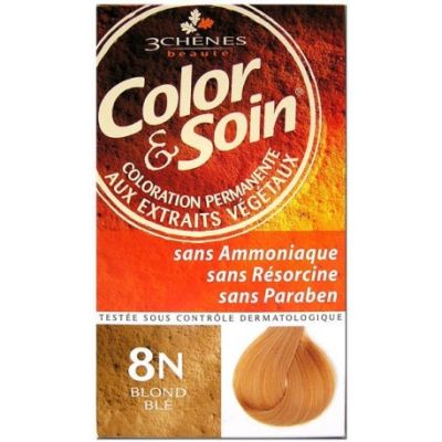 Coloration COLOR & SOIN - Blond Blé 8N
