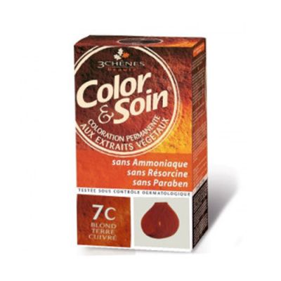 Coloration Blond Terre Cuivré 7C Color & Soin