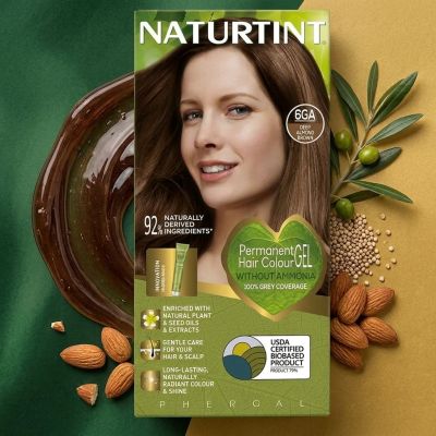 NATURTINT Coloration Cheveux 6GA Châtain Foncé Amande