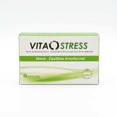 Complément FARMAVANS VITASTRESS - 20 gélules