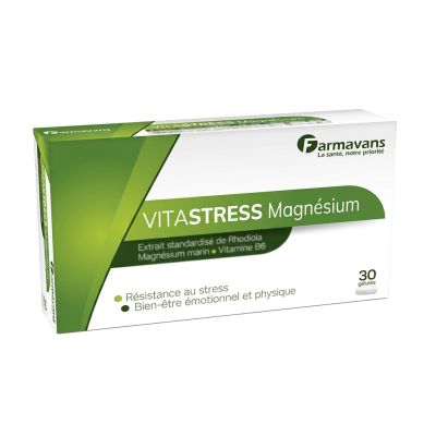 Complément FARMAVANS VITASTRESS MAGNÉSIUM - 30 gélules