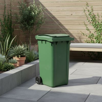 Conteneur à déchets - 240 L - Vert