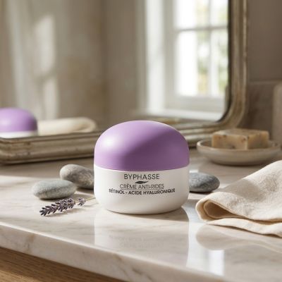 BYPHASSE Crème Anti-Rides Rétinol Soin Anti-Âge Visage 50ml