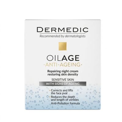 Crème de nuit DERMEDIC OILAGE - Anti-âge - 50ML