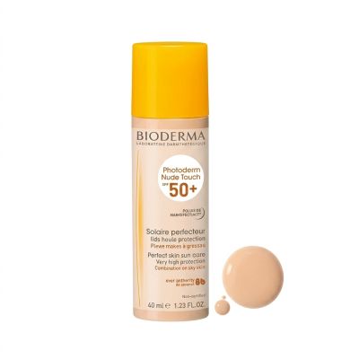 Crème Solaire Teintée Bioderma Photoderm Nude Touch SPF50+
