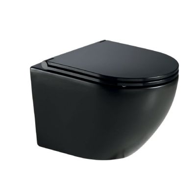Cuvette Suspendue ERA Noir Mat - Prix Tunisie | Arkan.tn