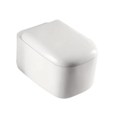 Cuvette suspendue avec abattant - Luna - ID2150 - Blanche