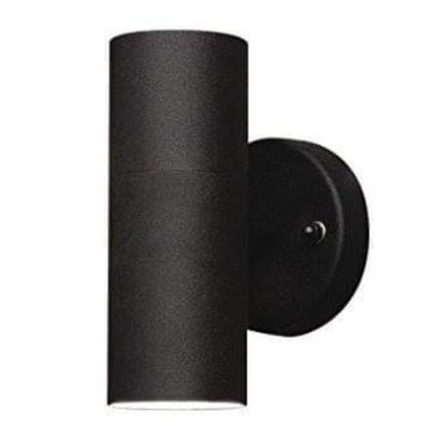 Applique exterieur noir cylindrique led 2*5w 3000k ip65