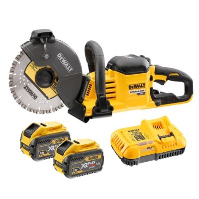 Découpeuse 54V 9AH sans charbon béton/métal - DCS690 - DEWALT   Garantie 3 Ans
