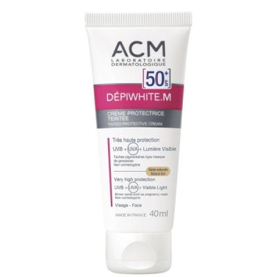 Crème Teintée Dépigmentante ACM Depiwhite M SPF50+ - 40ml