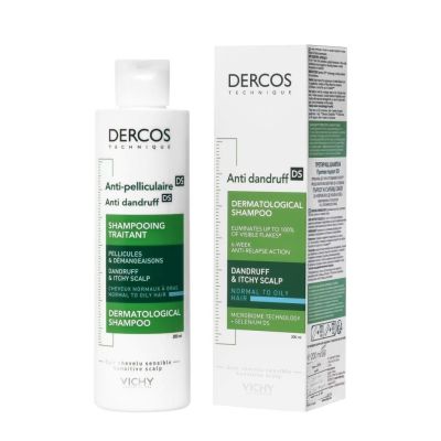 VICHY Dercos Shampooing Anti-Pelliculaire Cheveux Gras 200 ml