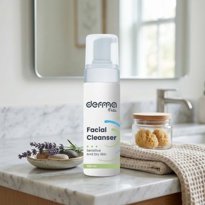 DERMA-PELLA Mousse Nettoyante Anti-Acné Peaux Sensibles Sèches