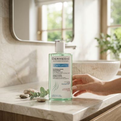DERMEDIC Capilarte Shampoing Anti-Chute Cheveux Gras 250ml