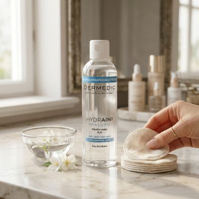 DERMEDIC Hydrain 3 Eau Micellaire Nettoyant Visage 200 ml