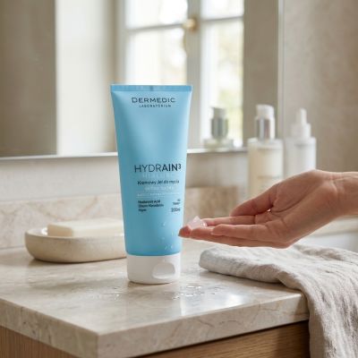 DERMEDIC Hydrain Gel Nettoyant Peaux Sèches 200 ml
