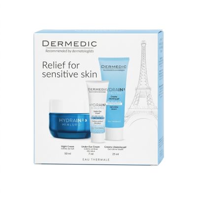 Dermedic Hydrain3 Coffret Hydratation - Soin Visage Complet