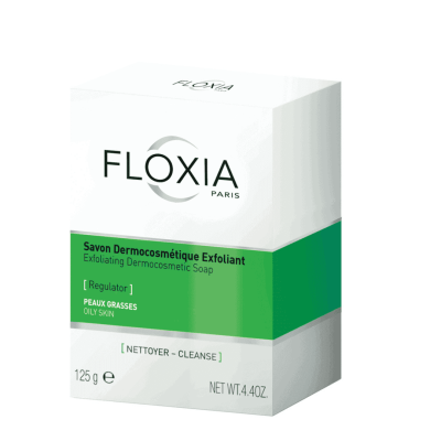 Savon FLOXIA - Exfoliant Régulateur - Peaux Grasses