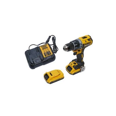 Perceuse-visseuse DEWALT DCD791 - Sans Fil 18V 2Ah Sans Charbon Double Batteries
