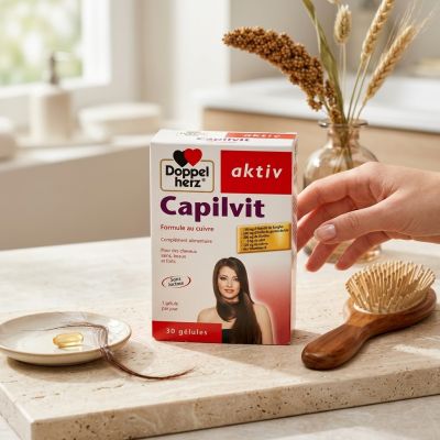 Doppelherz Aktiv Capilvit - Cheveux & Ongles - 30 Gélules