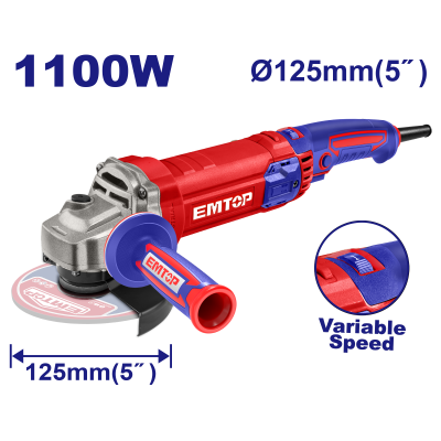 Meule 125 1100w a variateur emtop  EAGRS11053