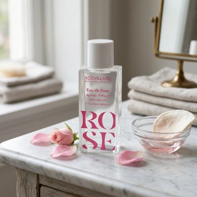 Eau de Rose Naturelle Proteg+ 200ml - Soin Visage Apaisant