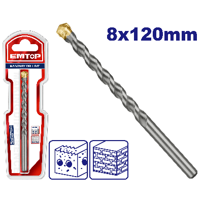 Meche a beton 8*120 tct emtop  ECDB020812
