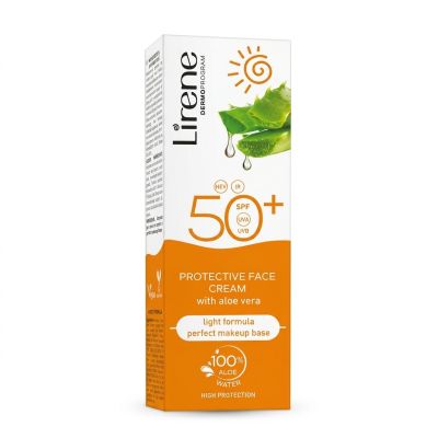 Écran Solaire Aloe Vera Lirene SPF50+ - 50ml