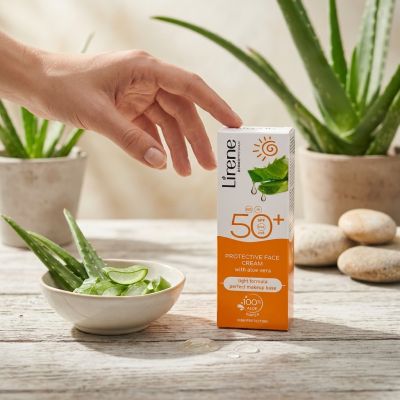 LIRENE Écran Solaire Aloe Vera SPF50+ 50ml