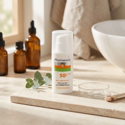 PHARMACERIS S Medi Acne Protect Écran Solaire SPF50+ 50ML