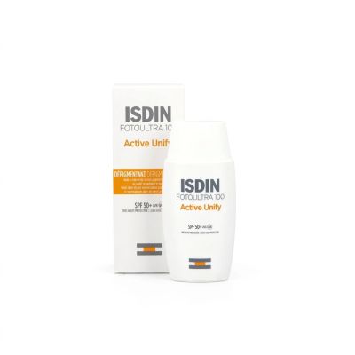 Écran Solaire Visage Actif Unifiant Invisible SPF 50+ - Isdin