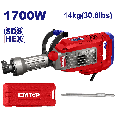 Demolisseur 14kg 1700w 50j emtop  EDBRH1703