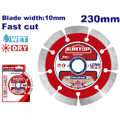 Disque diamant 230 emtop  EDDC012302