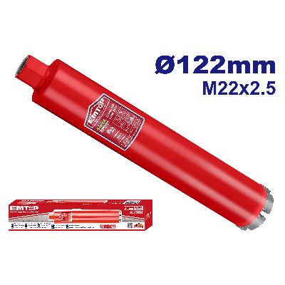 Couronne diamant ø 122 emtop  EDHC145122