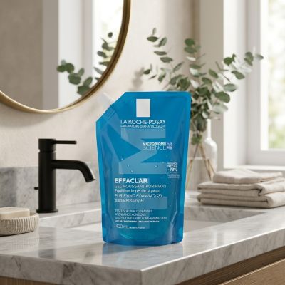LA ROCHE-POSAY Effaclar +M Gel Moussant Rechargeable 400 ml