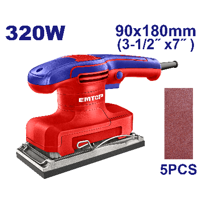 Ponceuse de finition 320w 90x180 emtop  EFSR3206