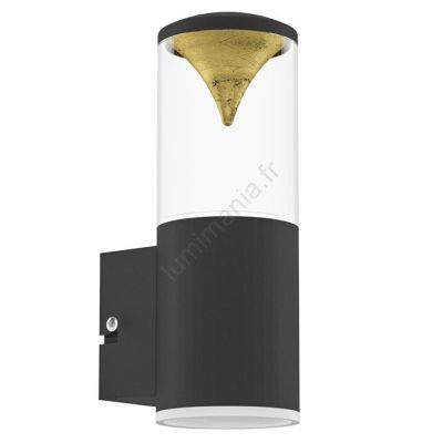 Applique Extérieur Noir LED -2*3.7W- 3000K- IP44 PENALVA EGLO