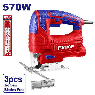 Scie sauteuse 570w+3lames emtop  EJSW5701
