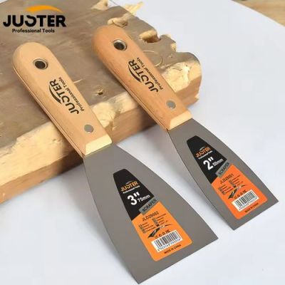 Couteau à Mastic à Manche en Bois - 3" 75mm