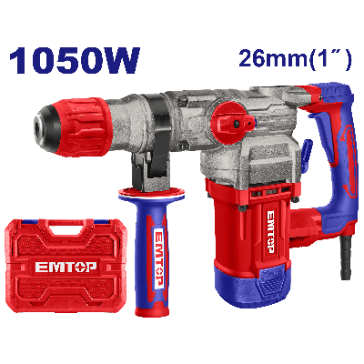Perforateur sds+ 26mm 1050w +ac emtop  ERHRP1052