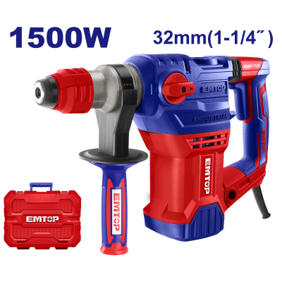Perforateur sds+ 32mm 1500w+ac  emtop  ERHRP1052