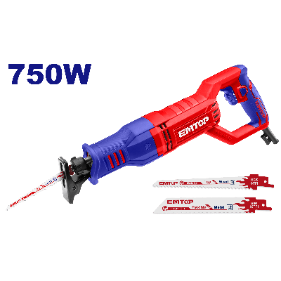 Scie a sable 750w +2 lames emtop  ERSW8001