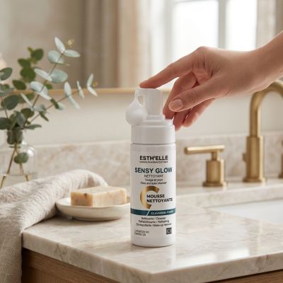 ESTHEL Sensy Glow Mousse Nettoyante Peau Sensible 250ml