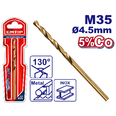 Meches acie m35 hss ø 4,5mm emtop  ETDB130451